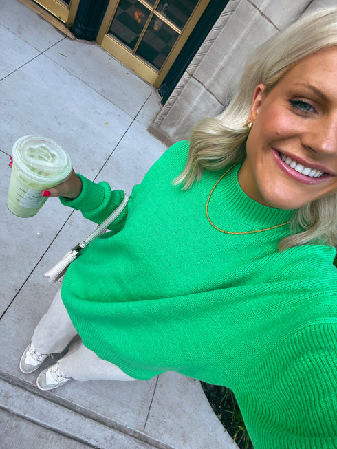 Love Letter Sweater // Green